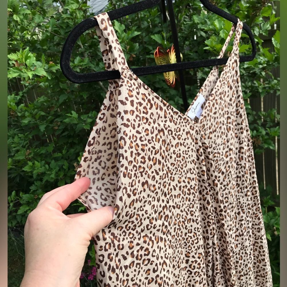 Leopard Print Jumpsuit - Picture 4 of 13